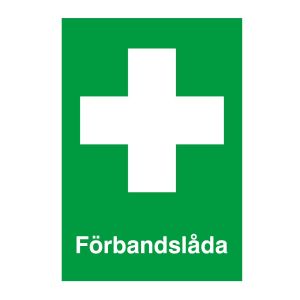 Förbandslåda (skylt)