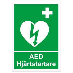 Hjärtstartare (skylt)