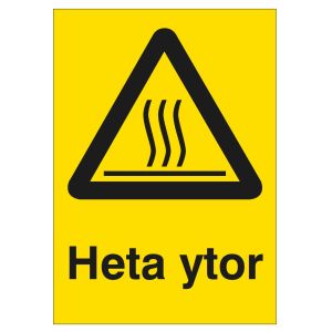 Heta ytor (skylt)