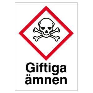 Giftiga ämnen (skylt)