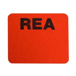 REA, Rektangulär etikett 24 x 20 mm