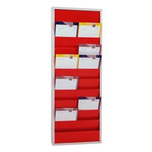 Plåtfack dubbel för A4 Servicemappar