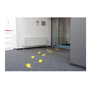 Golvmarkering "Fötter", 5+5 st