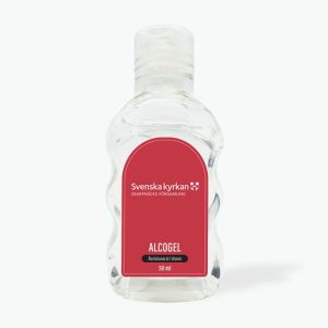 Alcogel med eget tryck