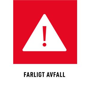 Farligt avfall (skylt)