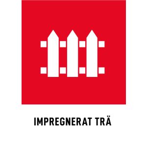 Impregnerat trä (skylt)