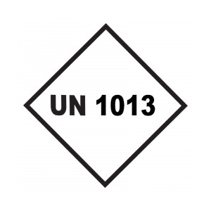 Farligt Gods-etikett UN1013 Carbon Dioxide, 250 st