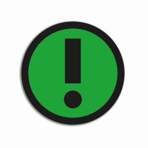 Magneter Vändbart Utropstecken, 5 st/frp