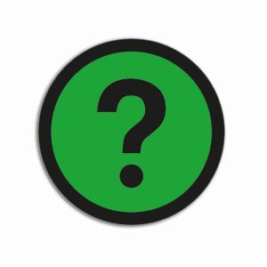 Magneter Vändbart Frågetecken, 5 st/frp