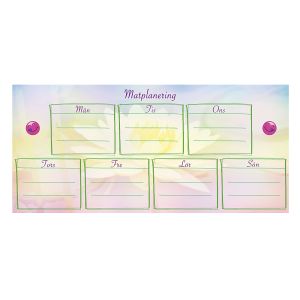 Matplanering 30 x 14 cm