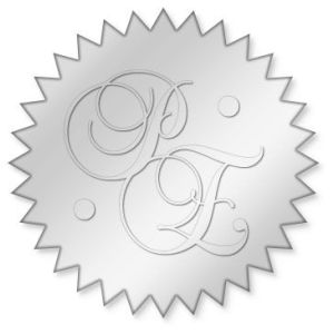 Självhäftande folieetiketter för präglingspress , 100 st