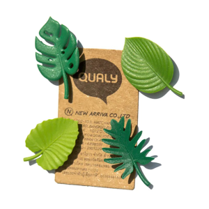 Tropiska blad magneter, 4 st