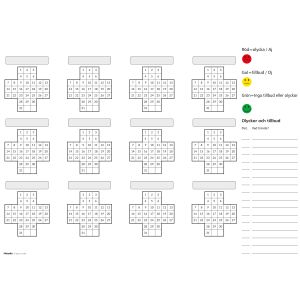 Gröna korset aj/oj, 420 x 594 mm