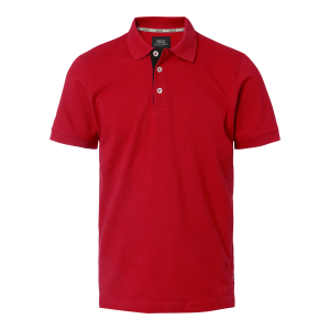 Röd pikétröja Herr strl M