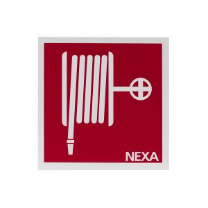 Brandpost dubbelsidig Skylt 20 x 20 cm