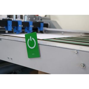 Grönt/Rött vändbart magnetkort Underhåll