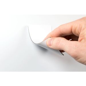 Vitt vändbart magnetkort