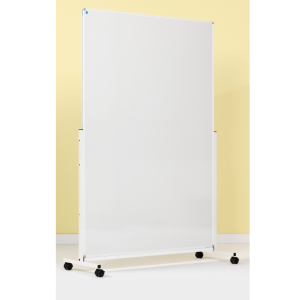 Dubbelsidig Mobil Whiteboardtavla, Emaljerad