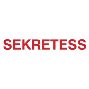 SEKRETESS (stämpel)