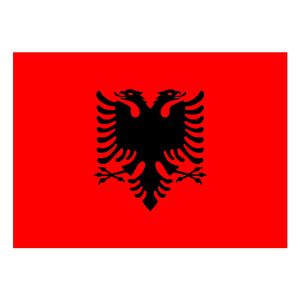 Albanien (bordsflagga)