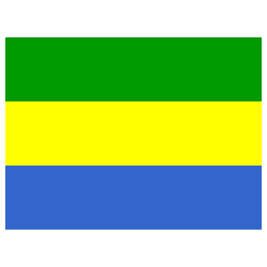 Gabon (bordsflagga)