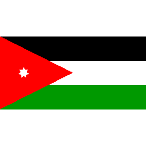 Jordanien (bordsflagga)