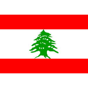 Libanon (bordsflagga)