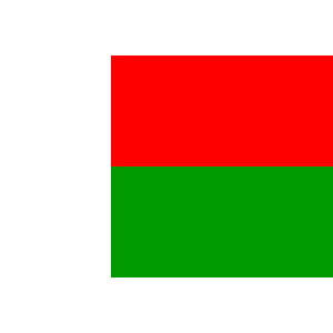 Madagaskar (bordsflagga)