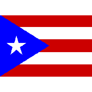 Puerto Rico (bordsflagga)