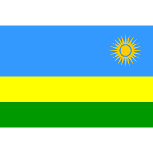 Rwanda (bordsflagga)