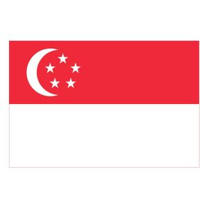 Singapore (bordsflagga)