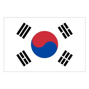 Sydkorea (bordsflagga)
