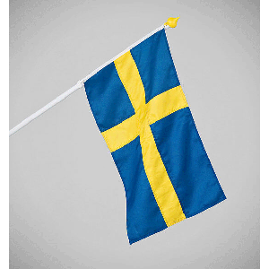 Fasadflaggstång med knopp