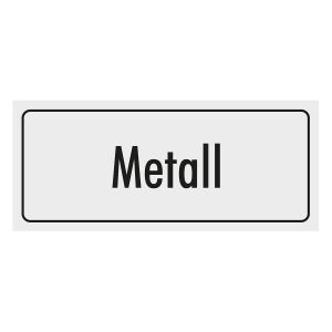 Metall (skylt)