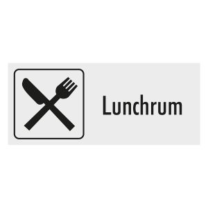 Lunchrum (skylt)