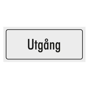 Utgång (skylt)