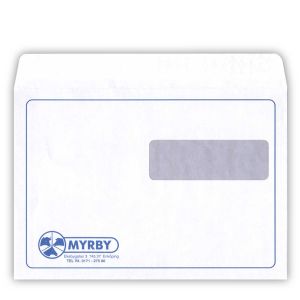 C5-kuvert, 1-färgstryck, 500 st