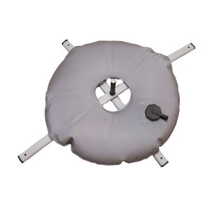 Kryssfot med vattensäck