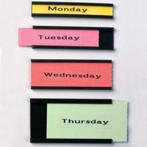 Magnetiska etiketthållare