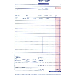 Arbetsorder Faktura A4, 100 st