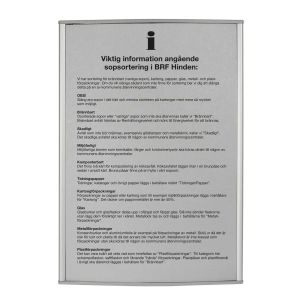 Infohållare A3 - Konvex