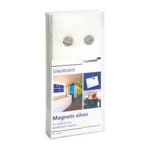 Magneter till Glass Board, Extra starka, 6 st