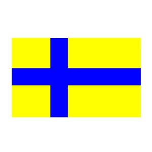 Östergötland fasadflagga 60 cm