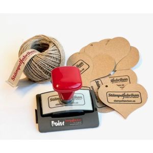 Paket Håletikett, Stämpel, Hampasnöre