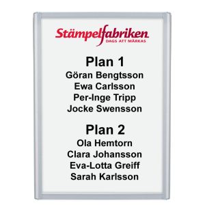 Infosign A4 Aluminium