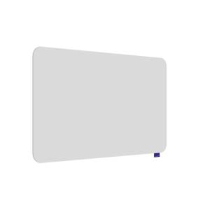 Ramlös Whiteboard med rundade hörn 60 x 90 cm