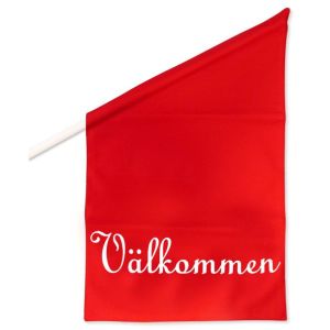 Butiksflagga VÄLKOMMEN