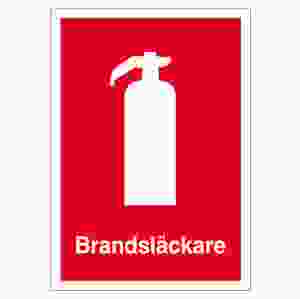 Brandsläckare (skylt)