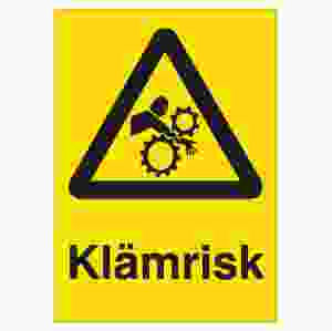 Klämrisk (skylt)