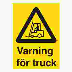 Varning för truck (skylt)